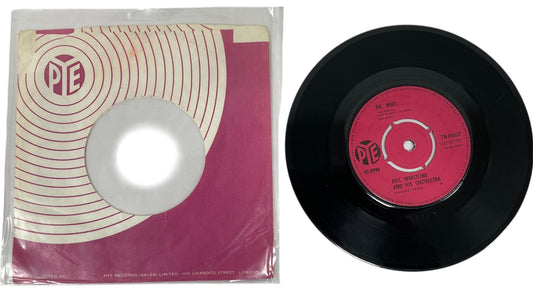 Vintage 1964 Doctor Dr Who Theme From The BBC TV Series - 7 Inch Vinyl Record Eric Winstone & His Orchestra Pye Records Label