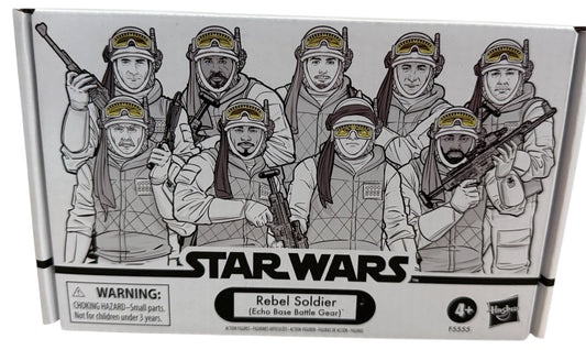 Star Wars The Vintage Collection Rebel Soldier Echo Base Battle Gear Action Figure Set - 4 Pack - Brand New Ex Shop Stock
