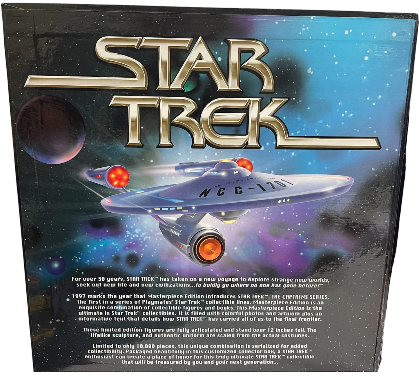 Vintage Playmates Star Trek The Masterpiece Edition The Captains Series Captain James T Kirk Limited Edition 12 Inch Action Fig (Copy)