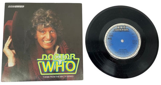 Vintage 1980 Doctor Dr Who The New Theme From The BBC TV Series 7 Inch Vinyl Record - Shop Stock Room Find