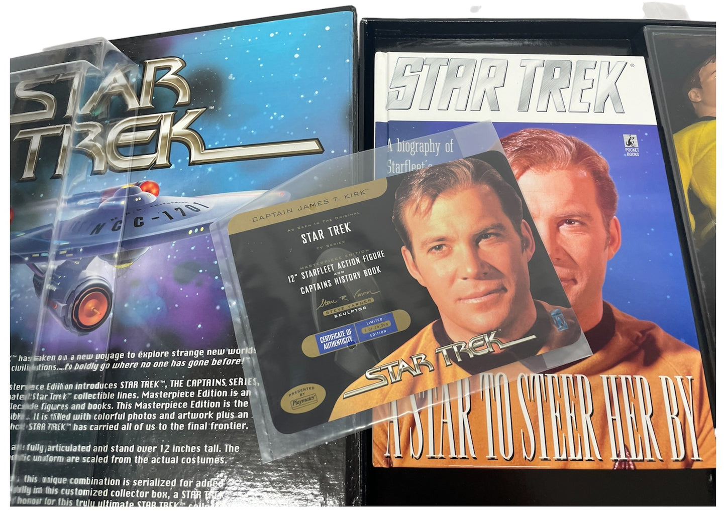 Vintage Playmates Star Trek The Masterpiece Edition The Captains Series Captain James T Kirk Limited Edition 12 Inch Action Fig (Copy)