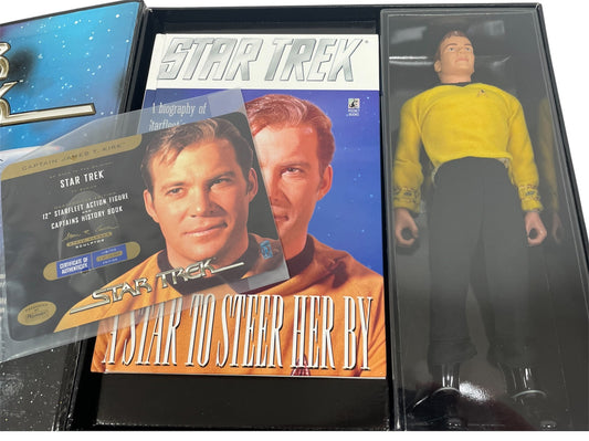 Vintage Playmates Star Trek The Masterpiece Edition The Captains Series Captain James T Kirk Limited Edition 12 Inch Action Fig (Copy)