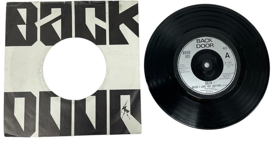 Vintage 1980 Dalek i - Dalek I Liove You (Destiny) - 7 Inch Vinyl Record Back Door Record Label