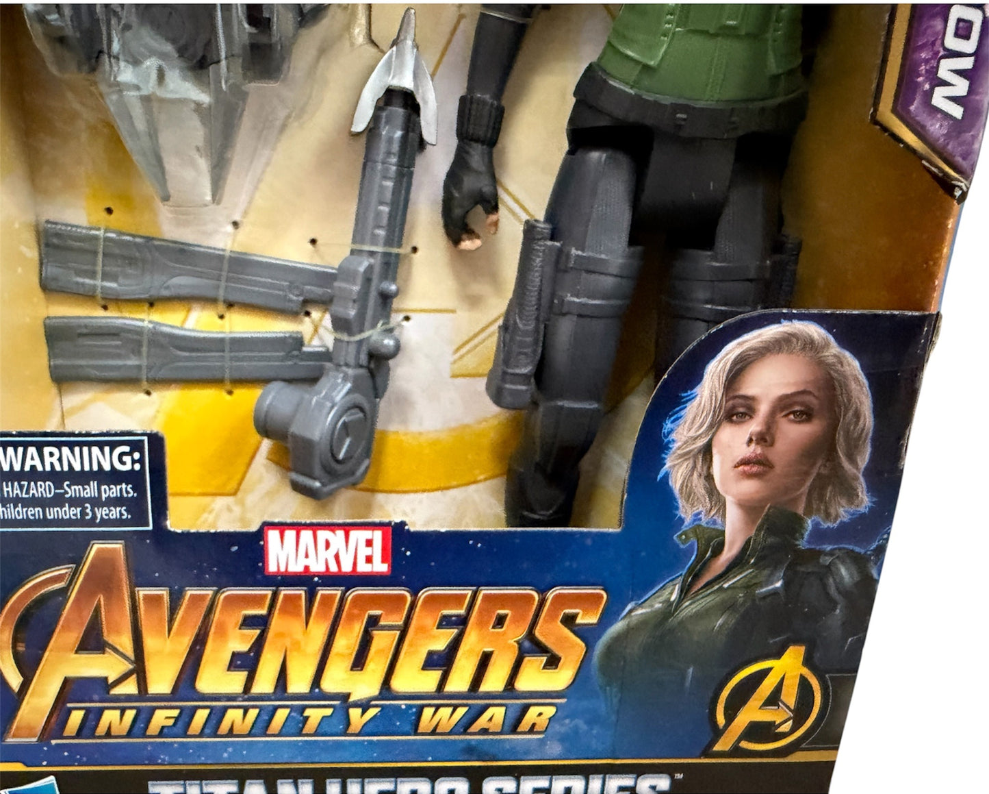 Marvel 2017 Infinity War - Titan Hero Power FX - Black Widow In Position 11" Action Figure - Brand New Factory Sealed