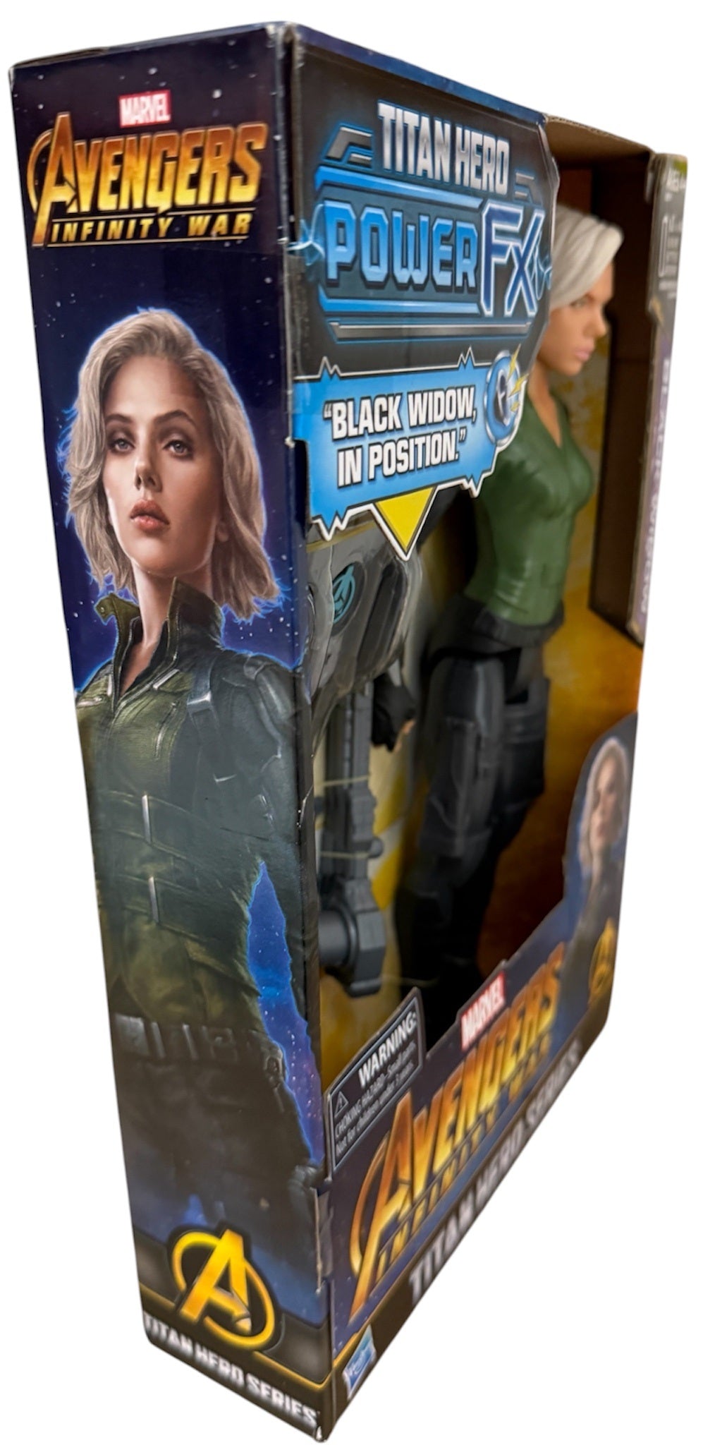 Marvel 2017 Infinity War - Titan Hero Power FX - Black Widow In Position 11" Action Figure - Brand New Factory Sealed