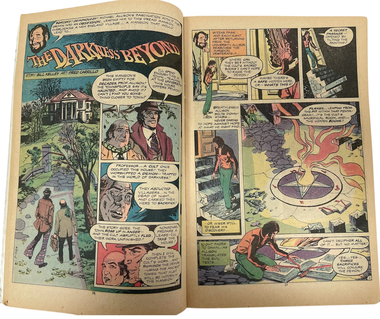Vintage DC Comics 1979 The Unexpected - 3 Chilling Comics In 1 - The Witching Hour - House Of Secrets - Very Good Condition