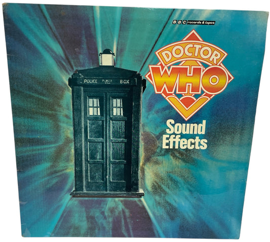 Vintage 1978 Doctor Dr Who Sound Effects- The BBC Radiophonic Workshop - 12 Inch Vinyl LP BBC Record Album - Former Shop Stock