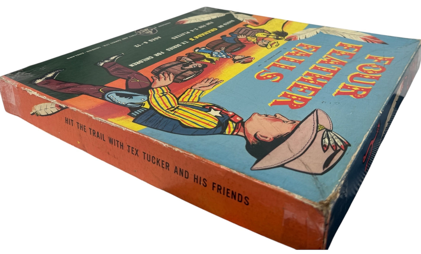 Vintage Bell Toys 1960 Gerry Andersons Four Feather Falls Board Game - Very Good Condition In The Original Box