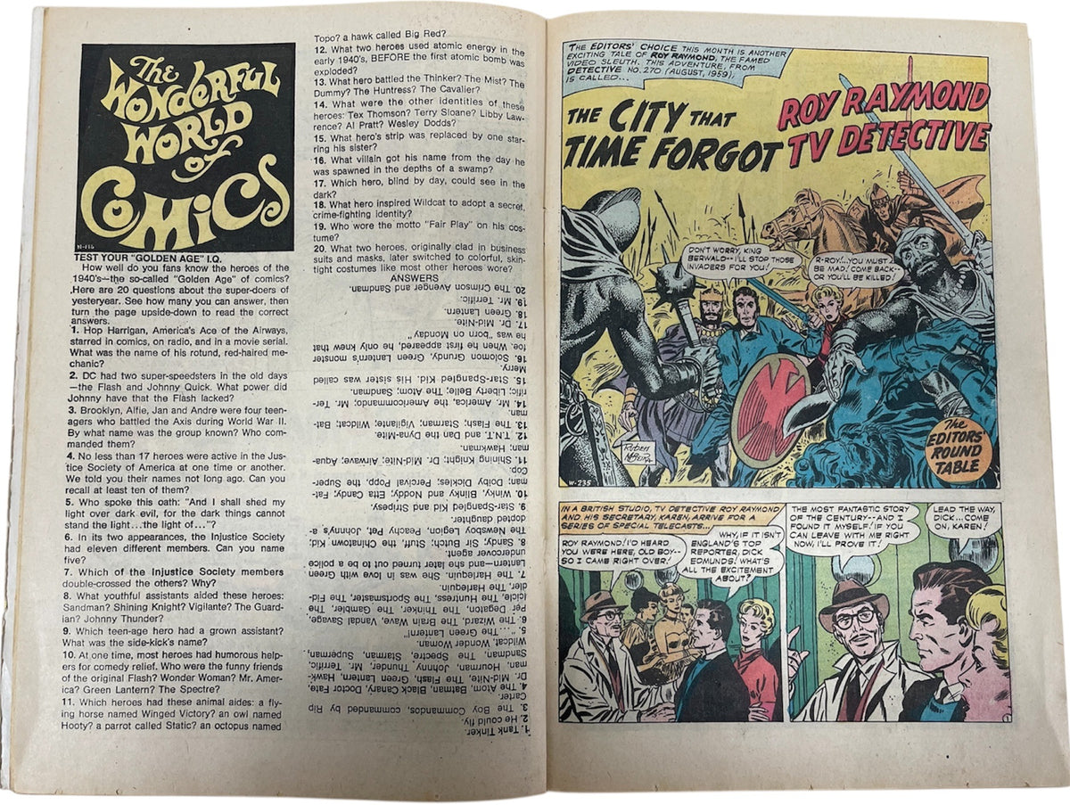 Vintage 1969 DC Comics - Worlds Finest Comic Issue Number 189 Nov 69 W ...