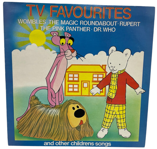 Vintage 1975 TV Favourites And Other Childrens Songs - 12 Inch Vinyl LP Damont Record Album - Former Shop Stock.