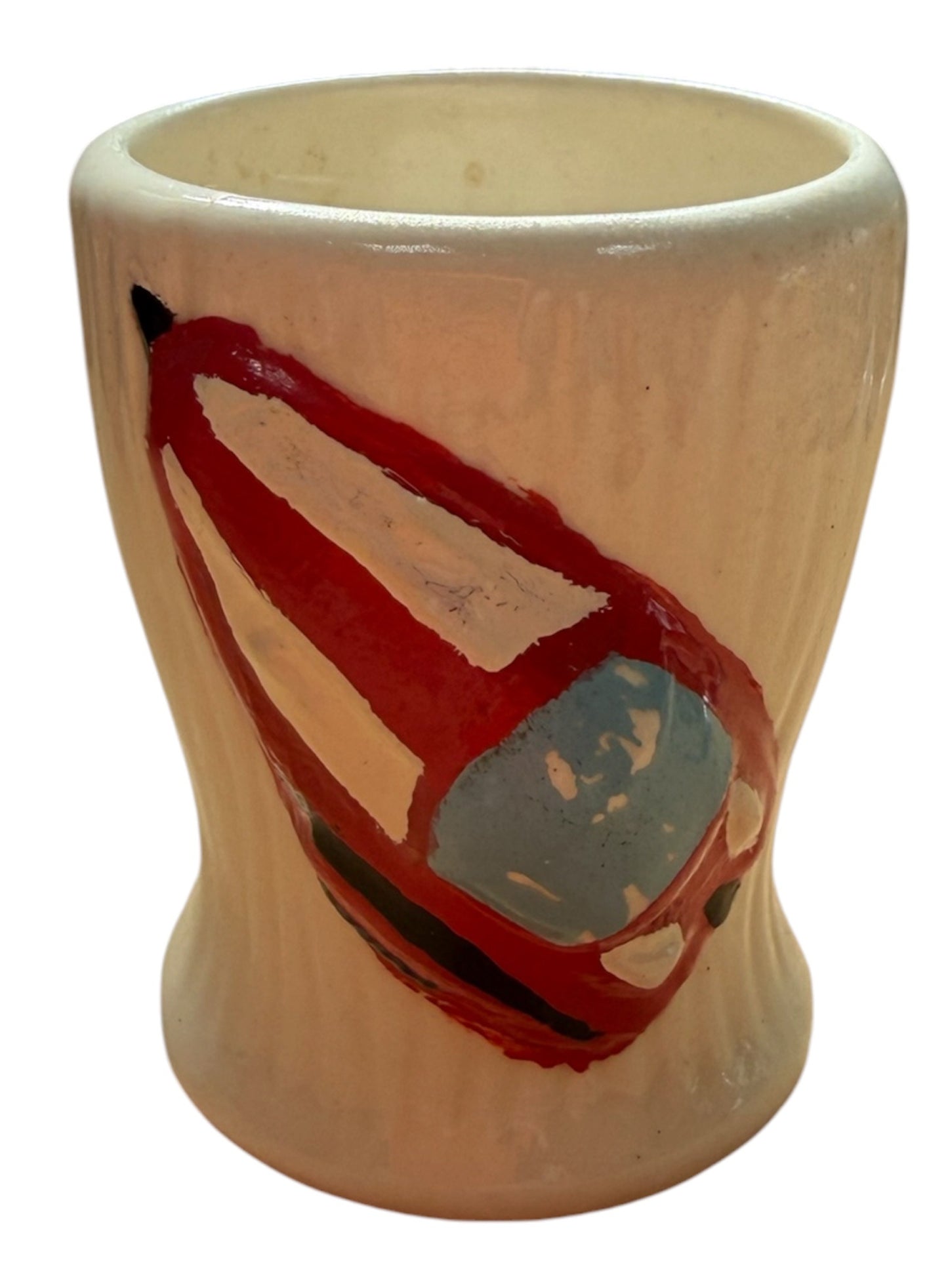 Vintage Gerry Andersons 1962 Keele St Pottery Co Ltd A P Films Supercar Egg Cup - Ex Shop Stock