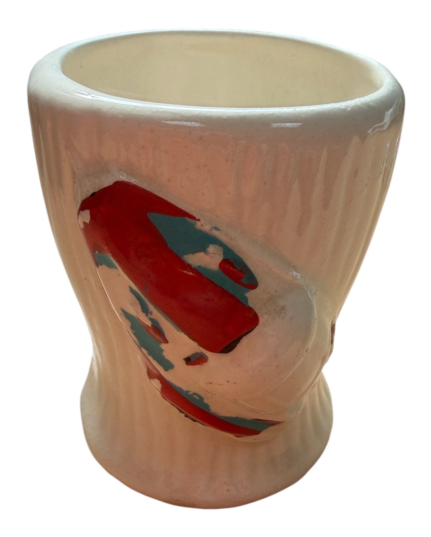 Vintage Gerry Andersons 1962 Keele St Pottery Co Ltd A P Films Supercar Egg Cup - Ex Shop Stock
