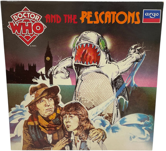 Vintage 1985 Doctor Who And The Pescatons - 12 Inch Vinyl LP Record Album. Former Shop Stock