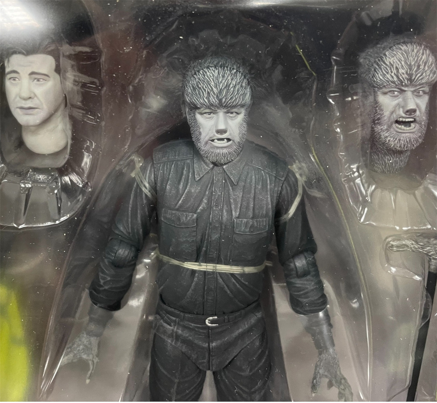 Universal Monsters Neca 2022 - Ultimate Wolf Man - Lon Chaney Jnr 7" Action Figure Black &amp; White Set - Brand New Factory Sealed Unsold Former Shop Stock