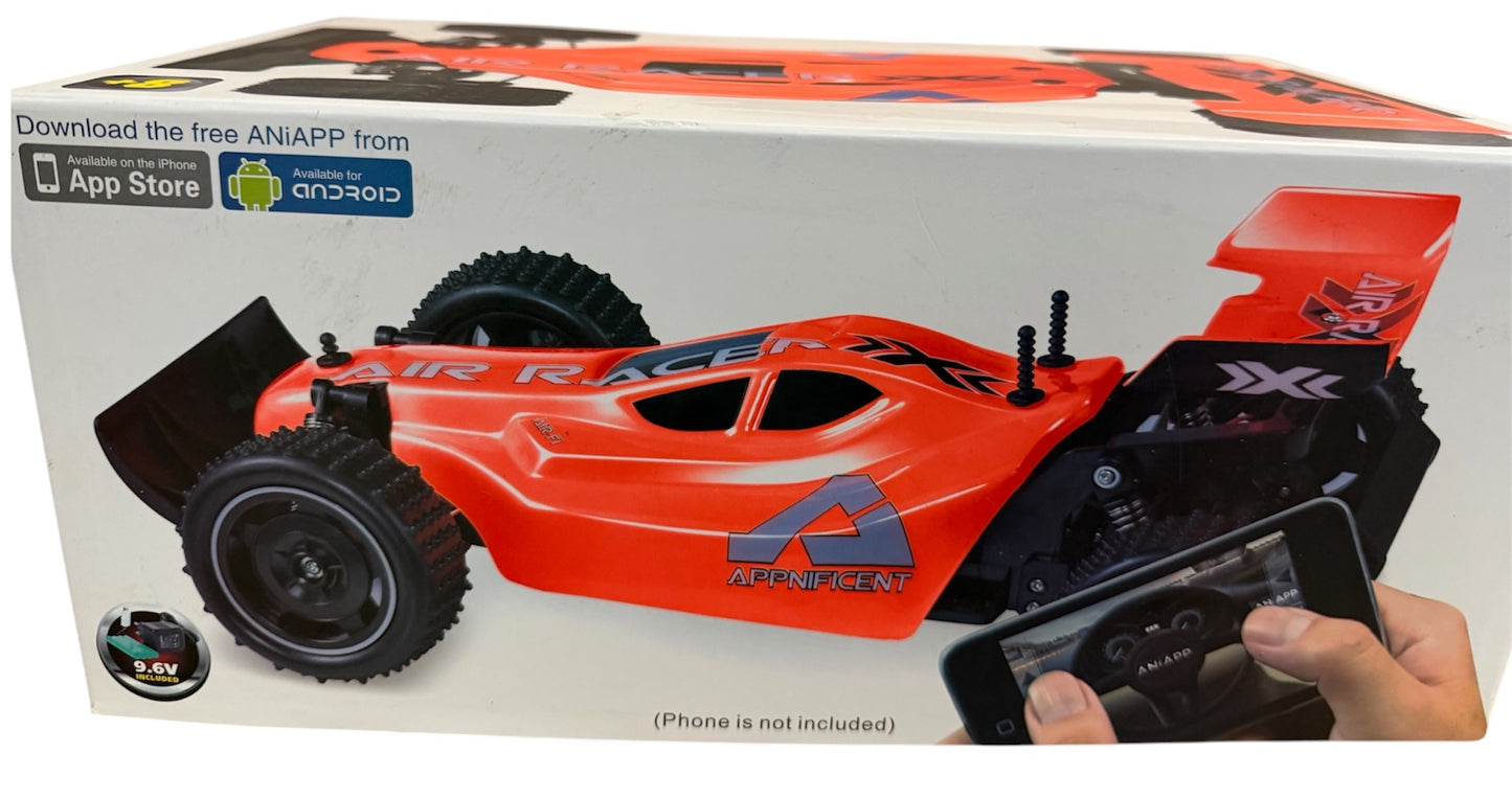 Appnificent Air Racer X Remote Control Orange Drag Racing Car App Enabled Remote Control With Your Smart Phone - Brand New Factory Sealed Shop Stock Room Find