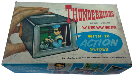 Vintage 1966 Fairylite Gerry Andersons Thunderbirds Viewer With 16 Action Slides & More - Ultra Rare Item - In The Original Box