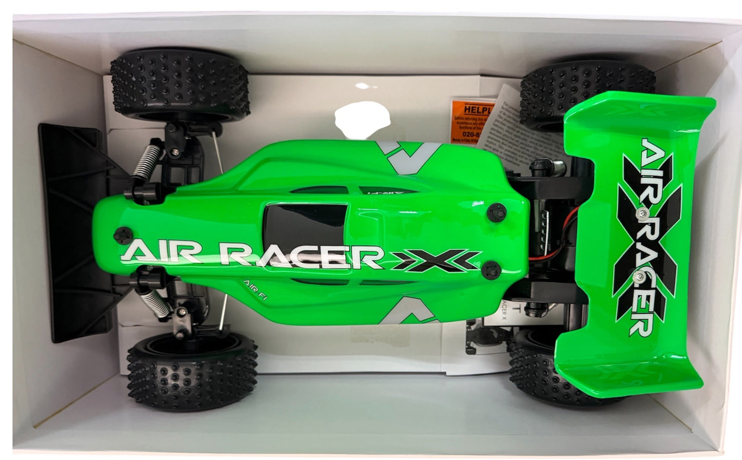 Appnificent Air Racer X Remote Control Green Drag Racing Car App Enabled Remote Control With Your Smart Phone - Brand New Factory Sealed Shop Stock Room Find