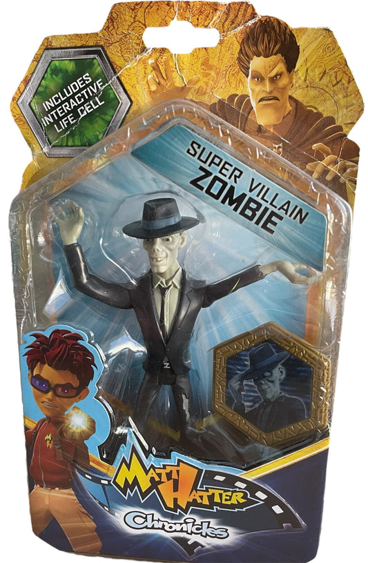 Vintage 2011 Matt Hatter Chronicles - Super Villain Zombie Boss 6 Inch Action Figure - Factory Sealed Shop Stock Room Find