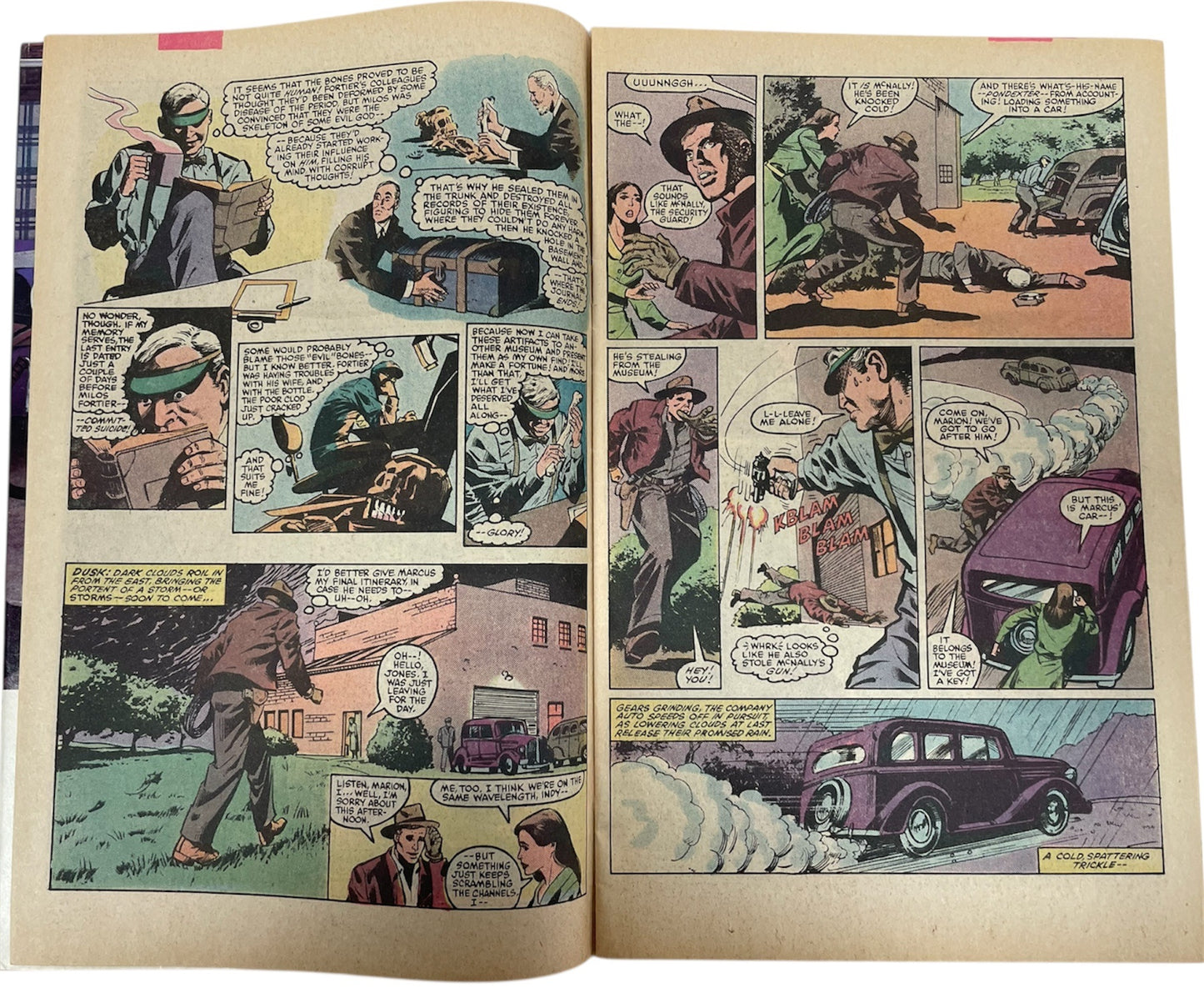 Vintage Marvel 1984 The Further Adventures Of Indiana Jones Comic Volume 1 Issue No. 14 - Very Good Condition (6.0) - Ex Shop Stock
