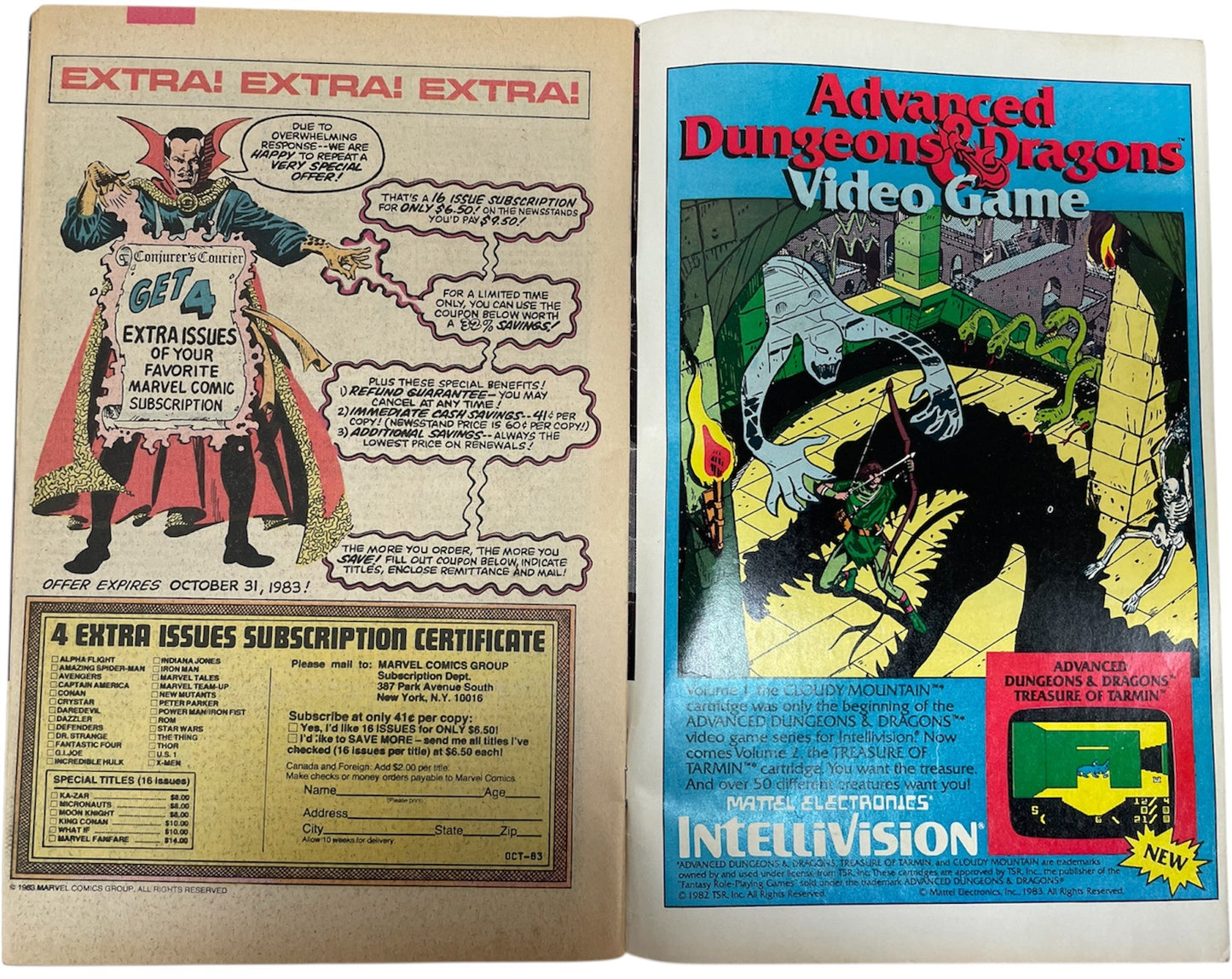 Vintage Marvel 1984 The Further Adventures Of Indiana Jones Comic Volume 1 Issue No. 14 - Very Good Condition (6.0) - Ex Shop Stock