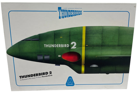Anderson Entertainment 2024 Thunderbirds - Thunderbird 2 Diecast Adult Collectable Model With Display Stand - New In Box
