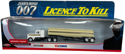 Vintage Corgi 2002 James Bond 007 - The Ultimate Bond Collection - Licence To Kill - Kenworth Tanker - 1:36 Scale Die-Cast Vehicle Model Number TY07201 - Brand New Factory Sealed Shop Stock Room Find