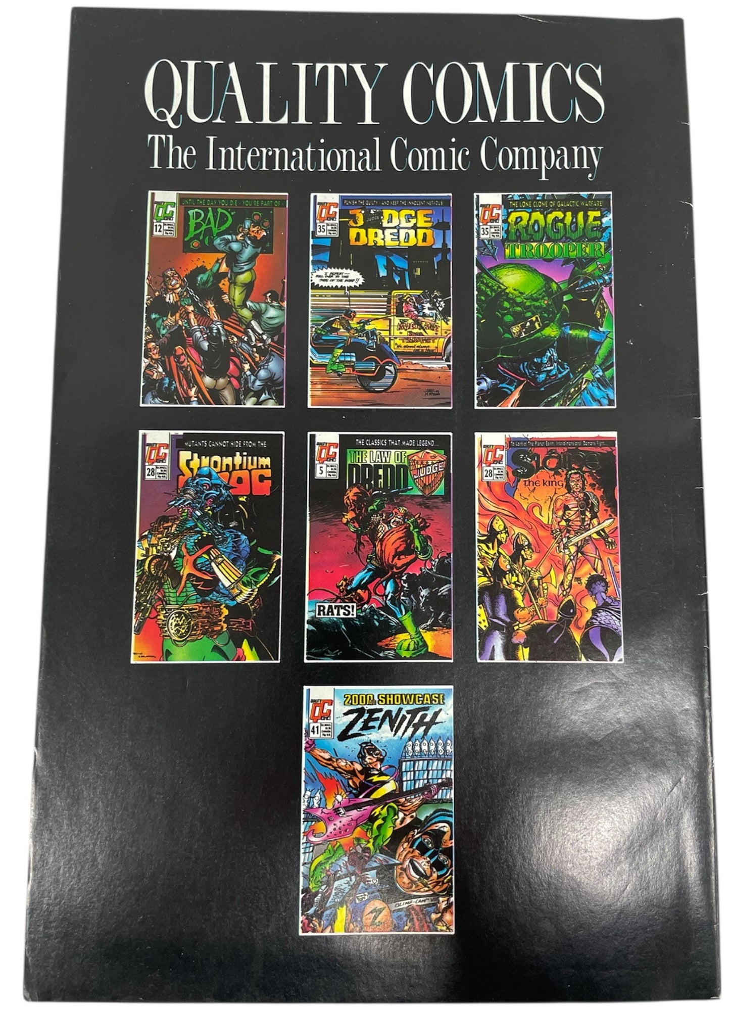 Vintage Quality Comics 1988 Rogue Trooper Comic Issue No. 35 - Very Good Condition (7.0) - Ex Shop Stock (Copy)
