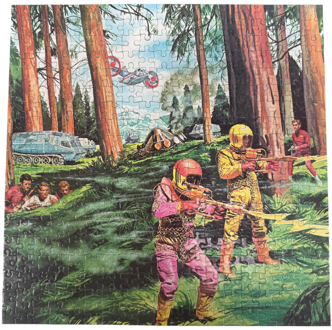Vintage 1970 Arrow Games - Gerry Andersons UFO 320 Piece Jigsaw Puzzle No. 2316 The Aliens Last Stand - Complete And In The Original Box - Ex Shop Stock