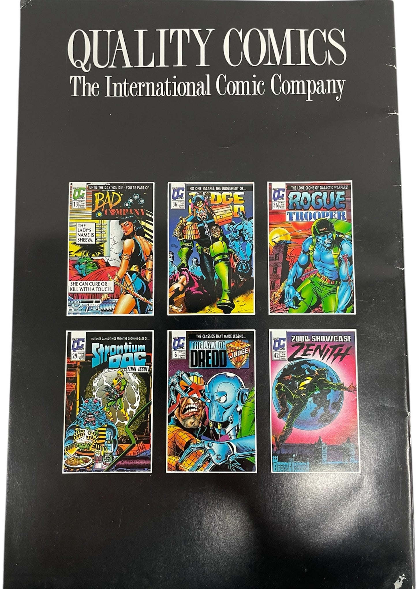 Vintage Quality Comics 1988 Rogue Trooper Comic Issue No. 36 - Very Good Condition (8.0) - Ex Shop Stock
