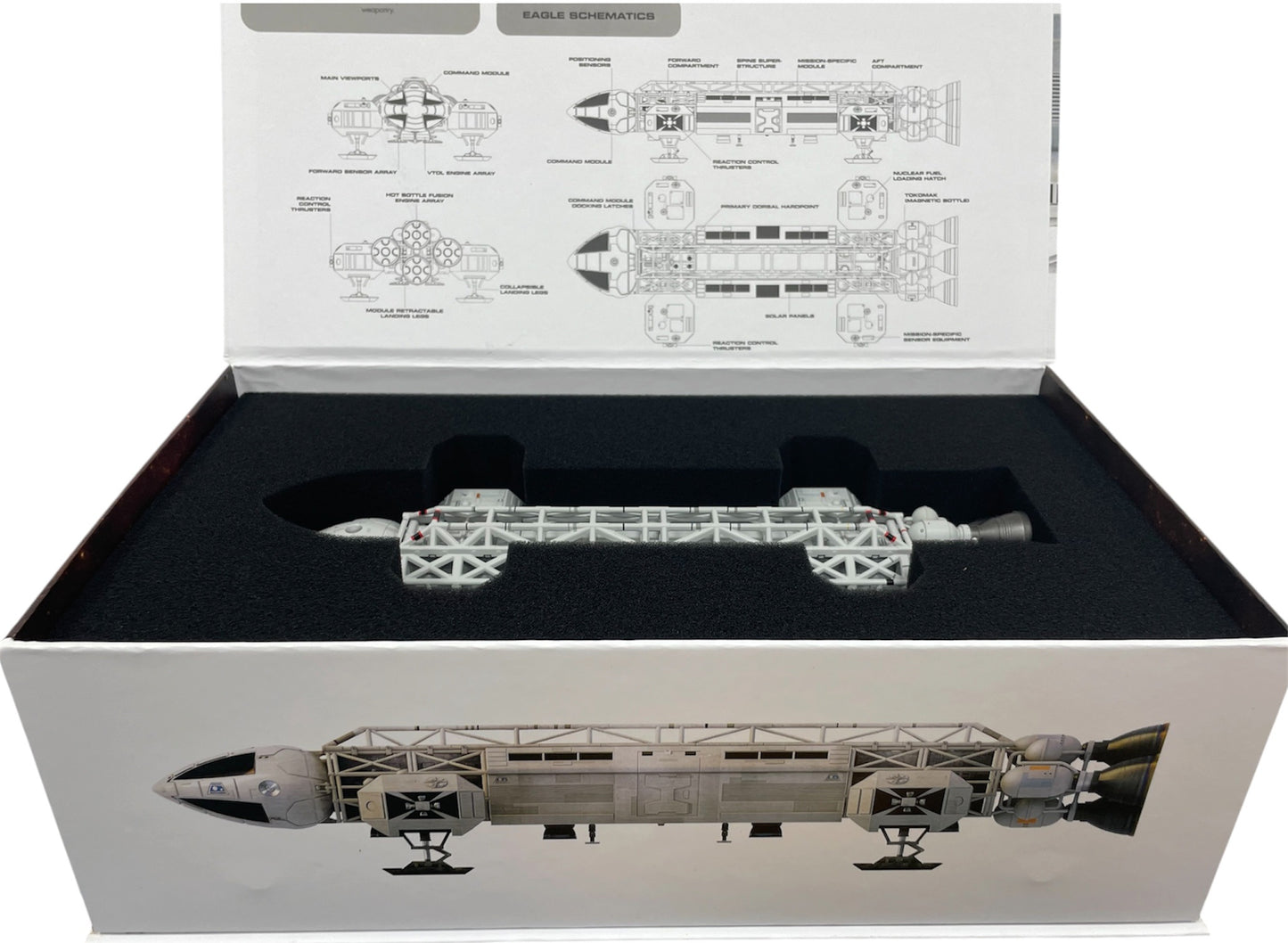 Anderson Entertainment 2023 Space 1999 Eagle Transporter 10 Inch Die-cast&nbsp; Collectors Model Model With Display Base &amp; COA - Brand New In Box