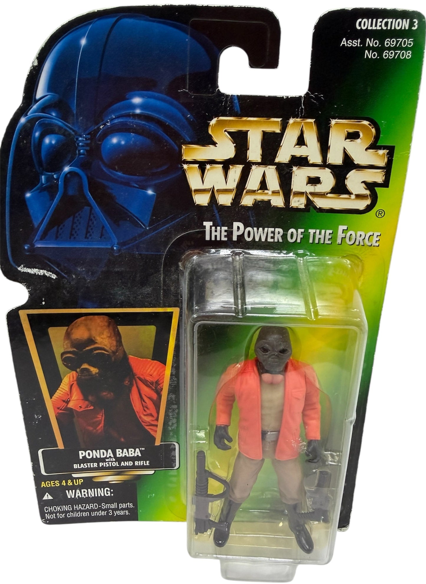 Vintage Kenner 1996 Star Wars The Power Of The Force Ponda Baba Action Figure - Ex Shop Stock