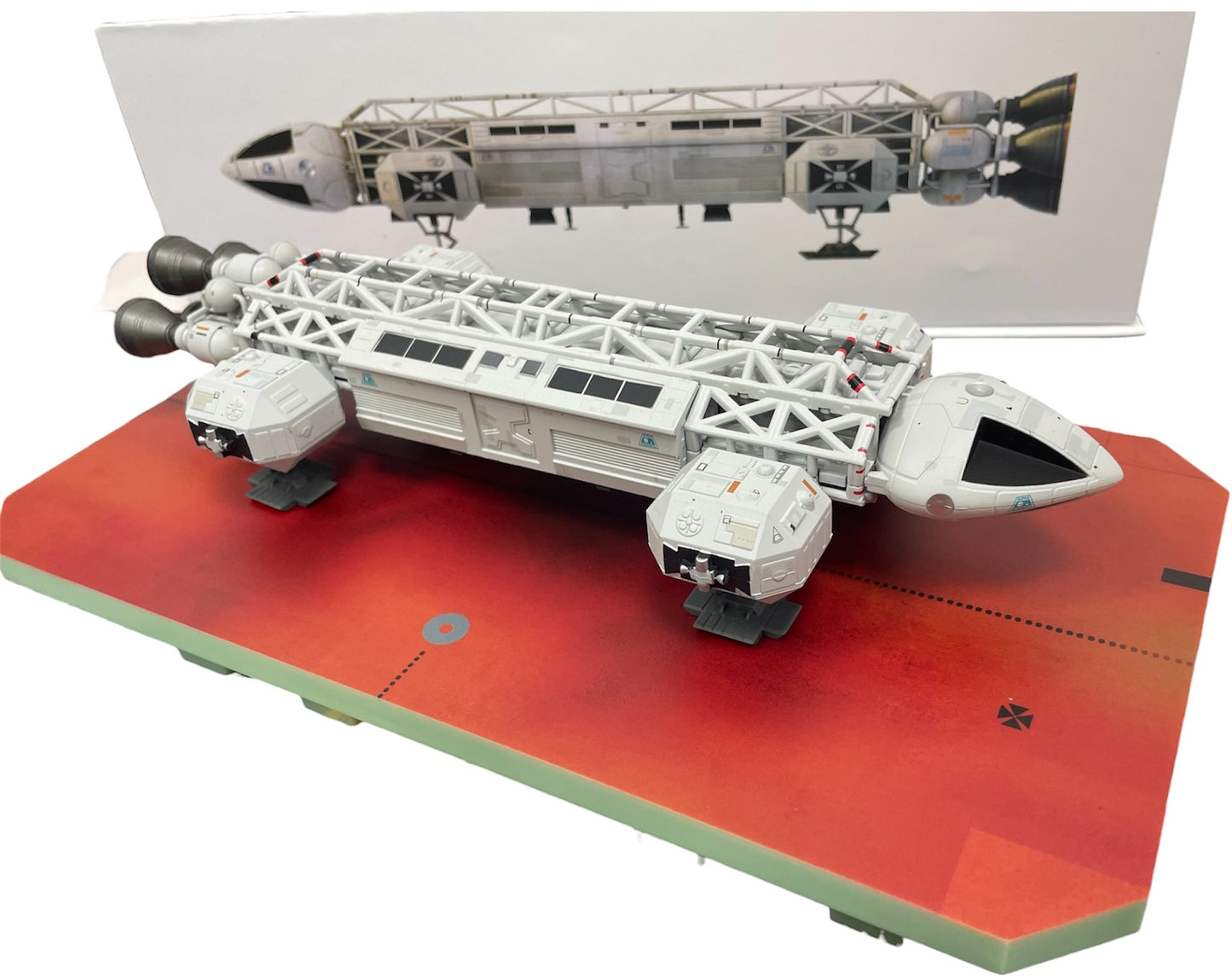 Anderson Entertainment 2023 Space 1999 Eagle Transporter 10 Inch Die-cast&nbsp; Collectors Model Model With Display Base &amp; COA - Brand New In Box