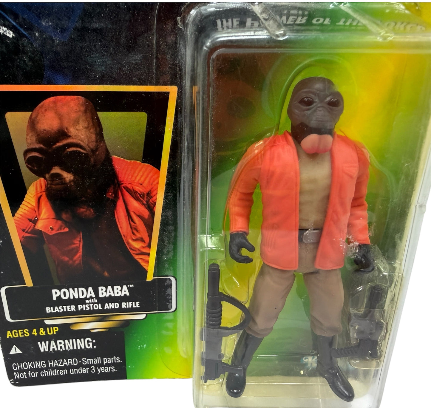 Vintage Kenner 1996 Star Wars The Power Of The Force Ponda Baba Action Figure - Ex Shop Stock