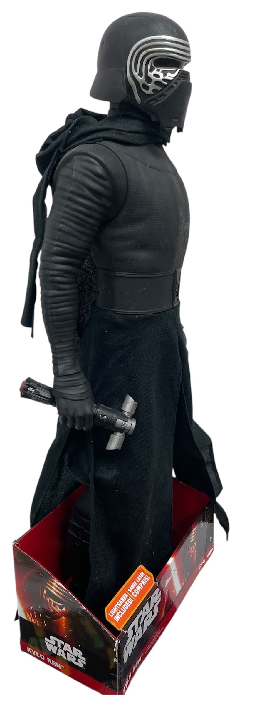 Vintage 2015 Star Wars The Force Awakens Sith Lord Kylo Ren 31 Inch Action Figure With Red Lightsaber - Unsold Ex Shop Stock