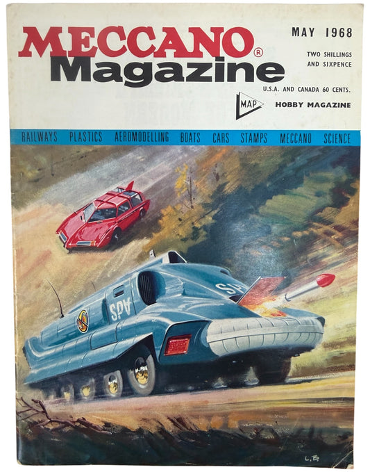 Vintage May 1968 Meccano Magazine Volume 53 No.5 Featuring Gerry Andersons Captain Scarlet - Fantastic Condition