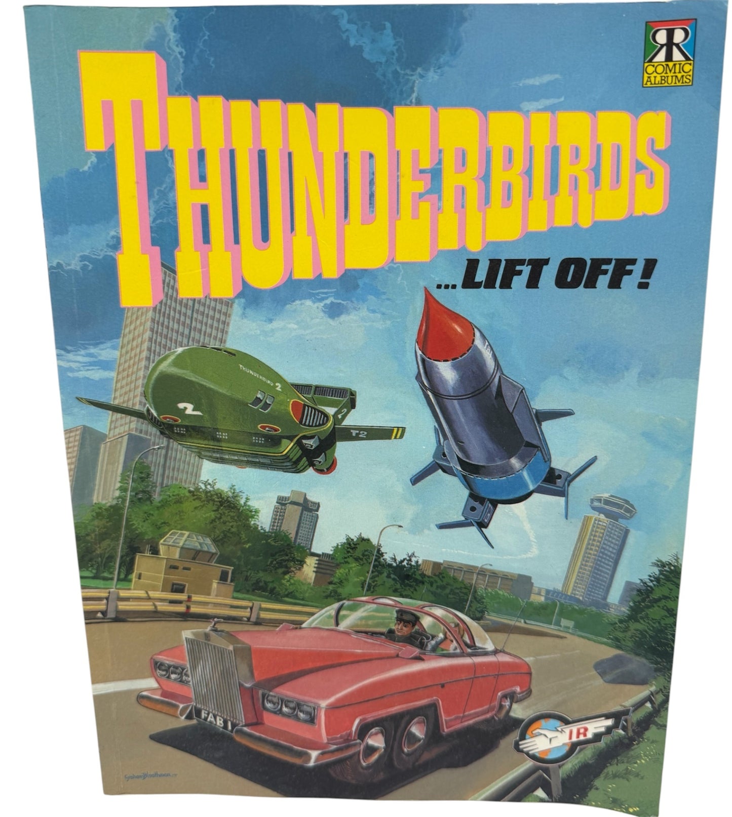 Vintage 1992 Gerry Andersons Thunderbirds Lift Off Comic Album No. 4 Paperback Book - Fantastic Condition