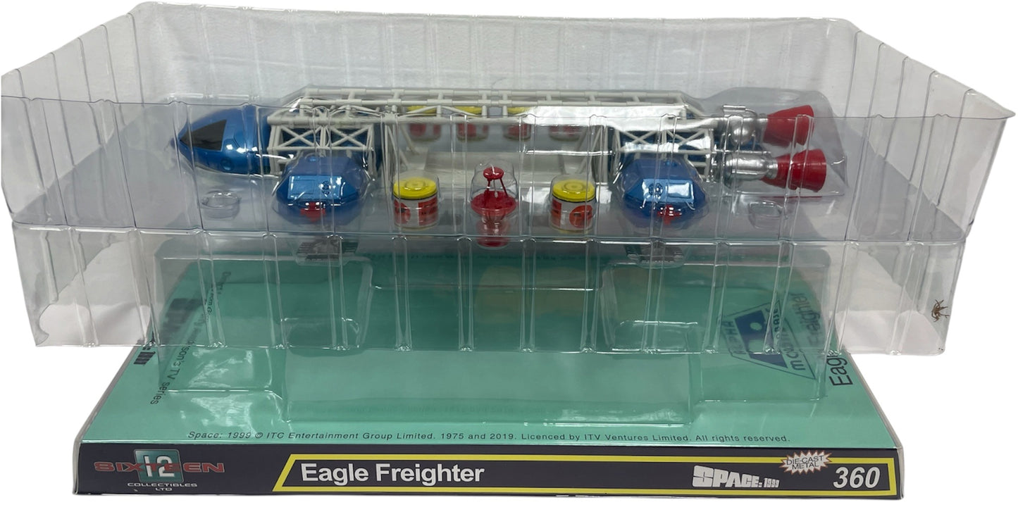 2019 Sixteen 12 Gerry Andersons Space 1999 - Limited Edition Retro Die-Cast Metal Blue 12" Eagle Freighter - Brand New Ex Shop Stock