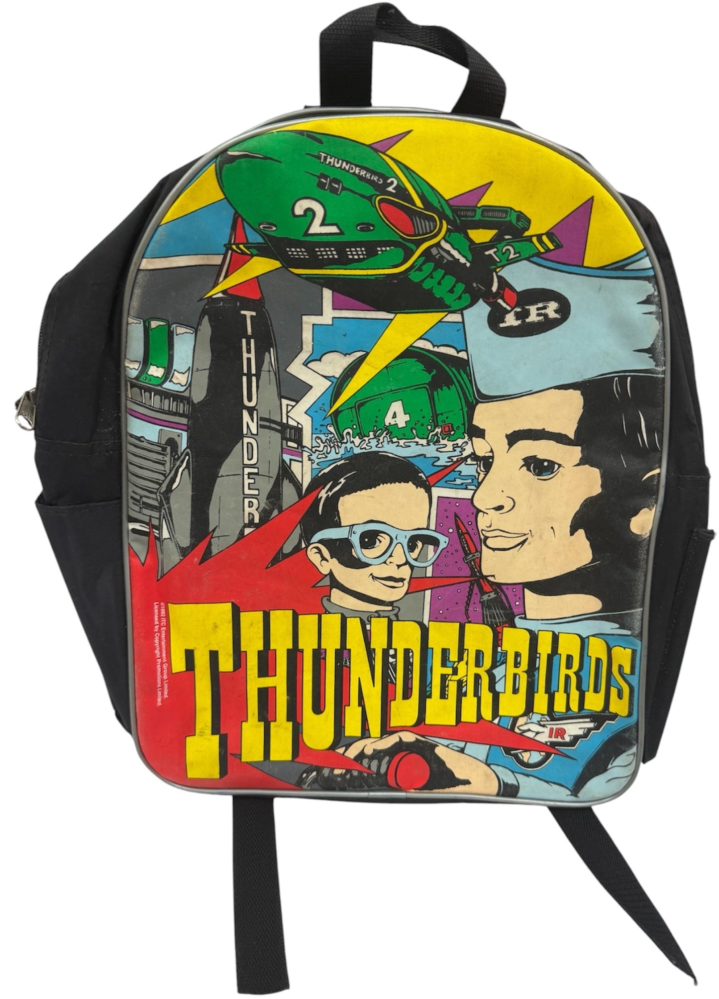Vintage Dekker Toys 1992 Gerry Andersons Thunderbirds Back Pack Or Ruck Sack School Bag - Superb Condition