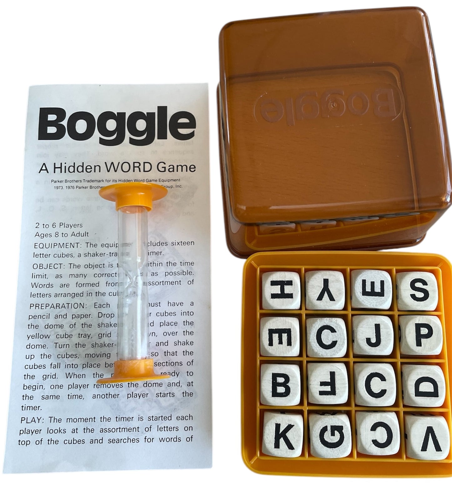Vintage 1975 Boogle - Palitoys Hidden Word Game - Fantastic Condition 100% Complete In The Original Box