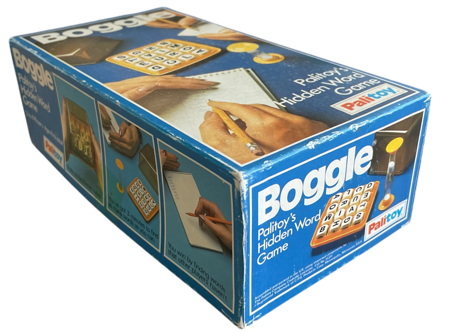 Vintage 1975 Boogle - Palitoys Hidden Word Game - Fantastic Condition 100% Complete In The Original Box
