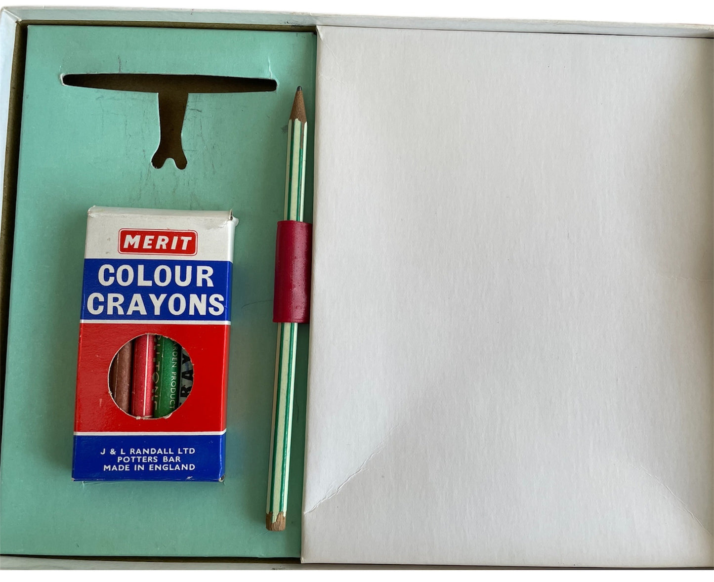 Vintage Merit 1965 Reflect-O-Graf Drawing Set - Fantastic Condition 100% Complete In The Original Box - Former Shop Counter Display Set
