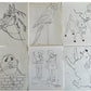Vintage Merit 1965 Reflect-O-Graf Drawing Set - Fantastic Condition 100% Complete In The Original Box - Former Shop Counter Display Set
