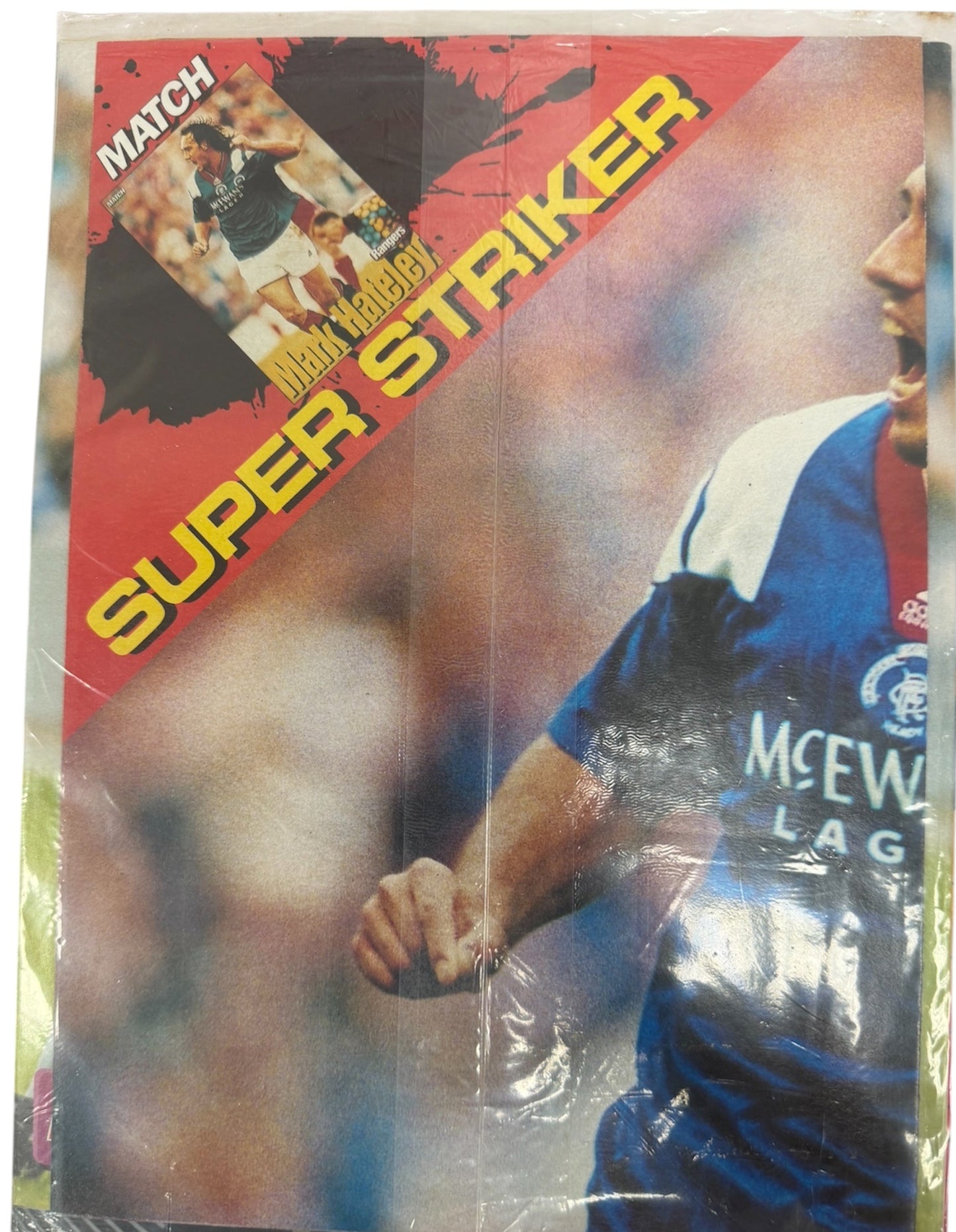 Vintage Match Weekly All-Star Football Magazine Saturday Feb 12 1994 With Free Giant Posters - Factory Sealed Unsold Ex Shop Stock