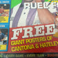 Vintage Match Weekly All-Star Football Magazine Saturday Feb 12 1994 With Free Giant Posters - Factory Sealed Unsold Ex Shop Stock