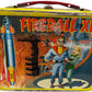 Vintage 1964 KST Gerry Andersons Fireball XL5 Tin Tote Lunch Box With Thermos Thermal Bottle Flask - Very Good Condition Ultra Rare Item