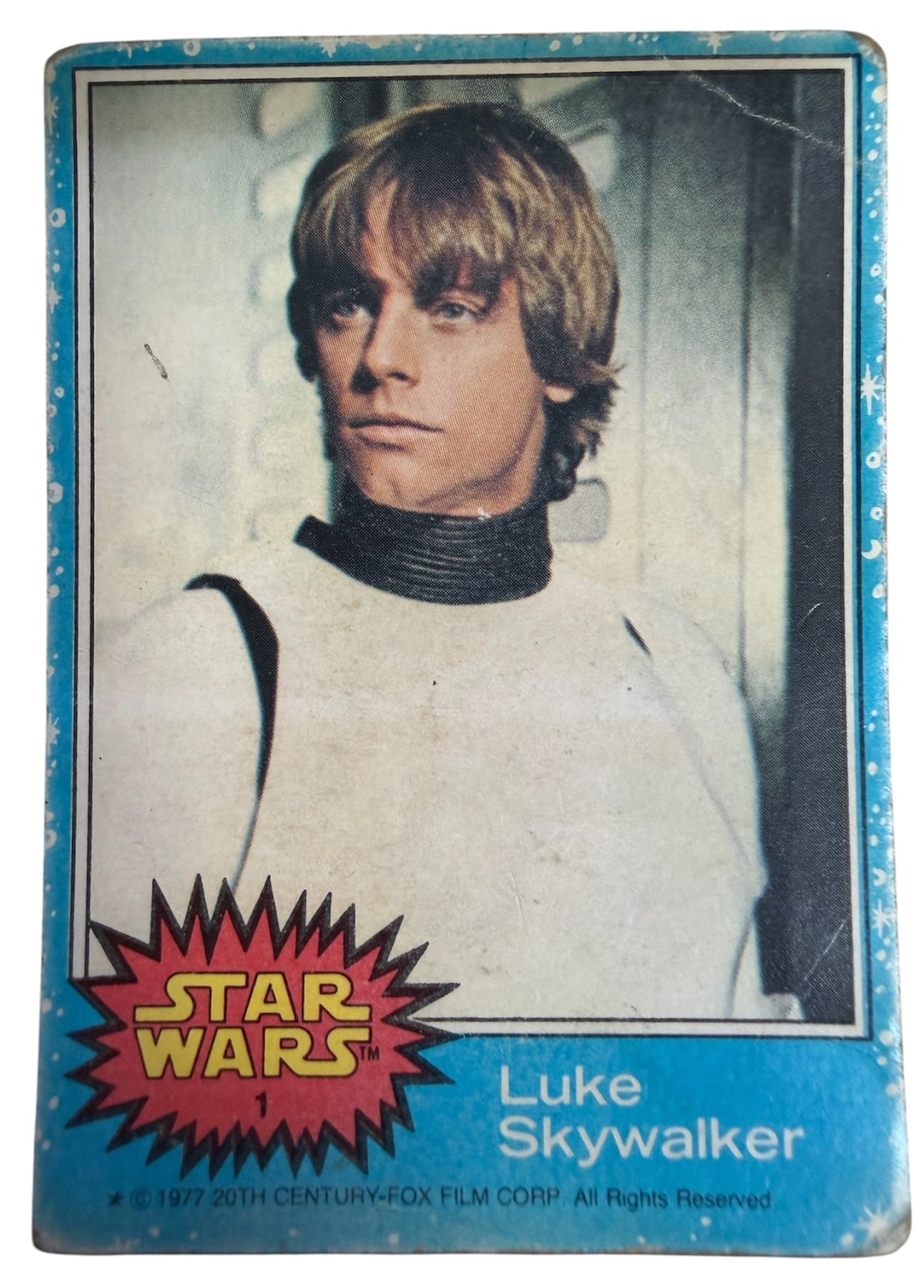 Vintage 1977 Topps Star Wars Series 1 Blue Border Near-Complete Starter Lot 45 Cards inc #1 Luke Skywalker - Very Good Condition