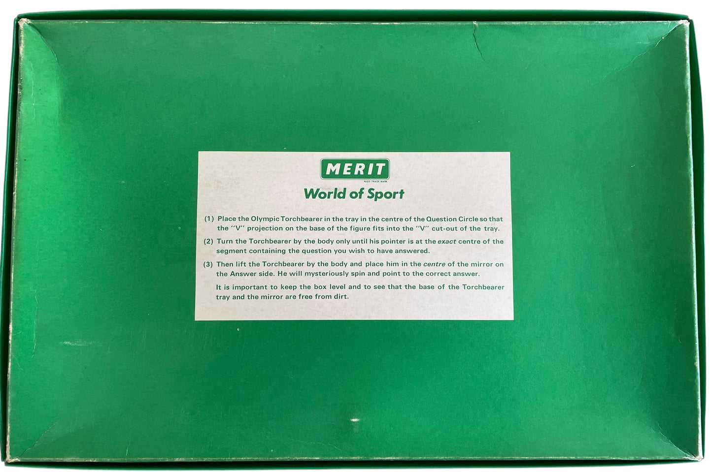 Vintage J L Randalls 1970's World Of Sport Quiz Game - A Merit Toy In The Original Box - Former Shop Counter Display Set.