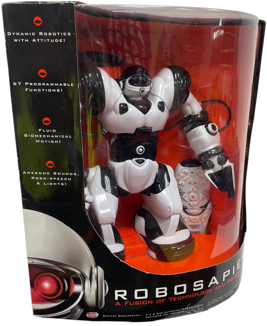 Vintage 2004 Wow Wee - Robosapien 14 Inch Remote Control Interactive Dynamic Robot&nbsp; - Brand New Factory Sealed Shop Stock Room Find