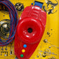 Vintage 1950's J & L Randall Ultra Rare Merit 1950's Dan Dare - 2 Way Walkie Talkie Set All Red - Complete In The Original Box