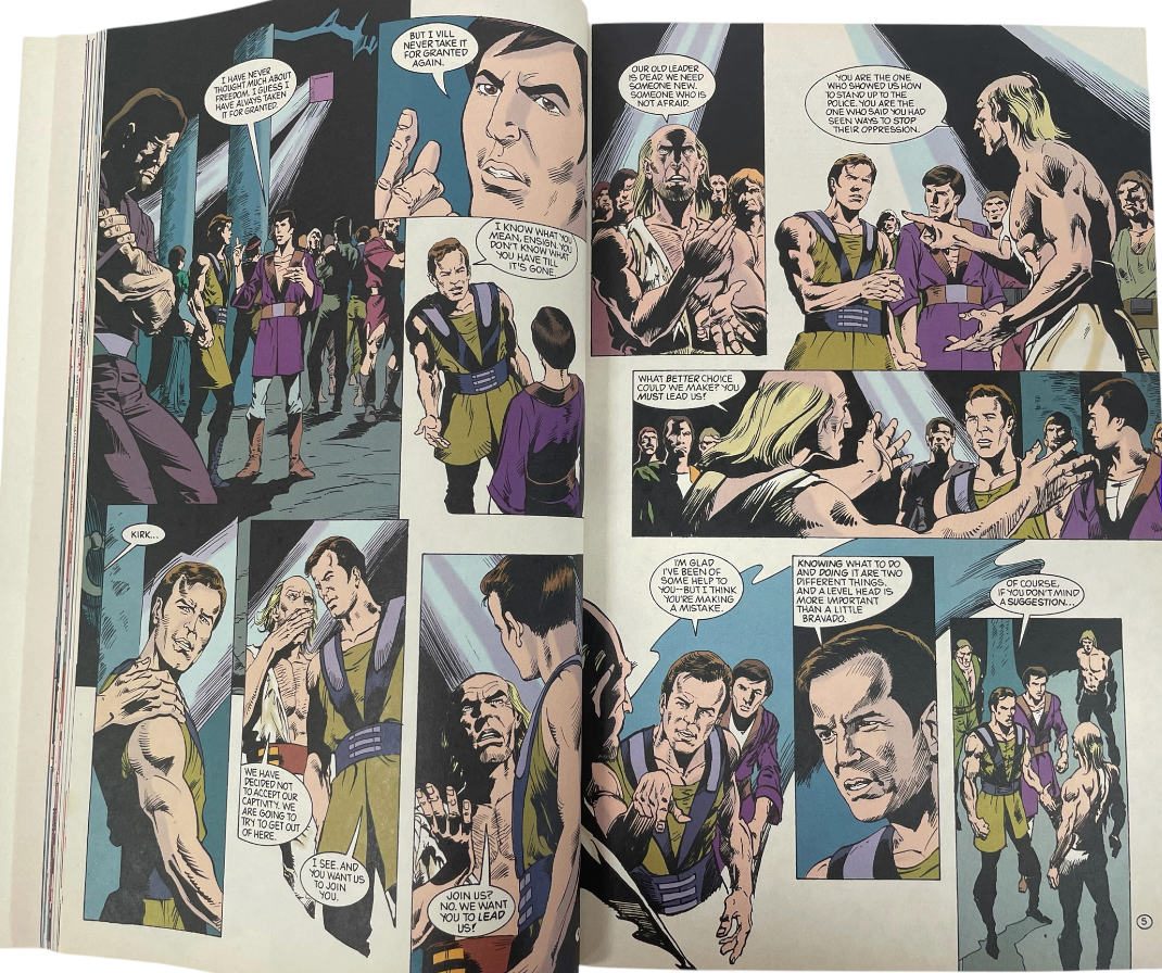 Vintage 1992 Star Trek TOS &amp; TNG - The Modala Imperative - Graphic Comic Strip Novel - Former Shop Stock